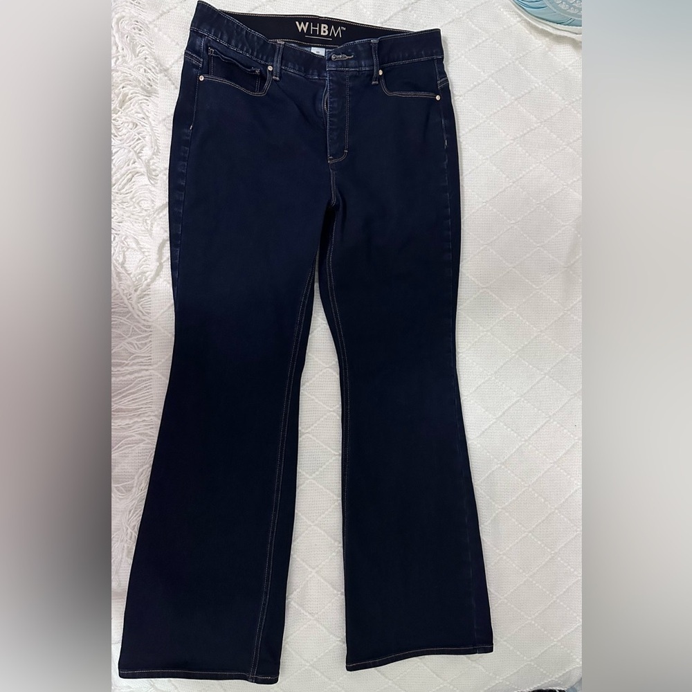 WHBM Skinny Flare Jeans 10S EUC